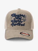 MUKA 'Blessed And Highly Favored' Trucker Hat (Stone Gry) T5627B