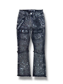 Stylo Kids Stacked Flare Denim (Olive Black) OPS-002 - FRESH N FITTED