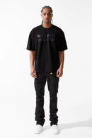 SYIP 'York' Stacked Denim (Jet Black) JTF2117 - FRESH N FITTED