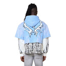 Smoke Rise 'Unbreakable' Cropped Hoodie (Carolina Blue) FO25617 - FRESH N FITTED