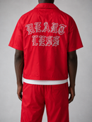 Focus 'Heartless' Nylon Shirt in Red