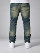 Reason 'Blasted' Distressed Denim in Blue