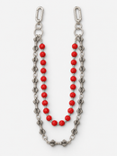 Kindred 'Rhinestone Ball' Pocket Chain in Red