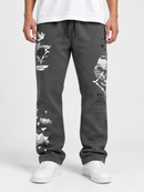 Highly Undrtd 'Given' Stacked Joggers in Pewter