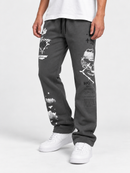 Highly Undrtd 'Given' Stacked Joggers in Pewter