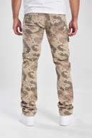 Taker 'Multi Pocket' Slim Straight Camo Pants (Desert Camo) T4093