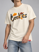 Cookies 'Flowers' T-Shirt in Cream