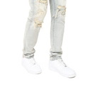 Smoke Rise Vintage Washed Denim (Henry Blue) JP23733