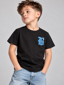 Black Label Kids 'BL Bling' T-Shirt (Black/Blue)