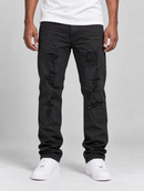 Rebel Minds 'Color' Twill Straight Fit Denim in Black