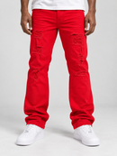 Rebel Minds 'Color' Twill Straight Fit Denim in Red