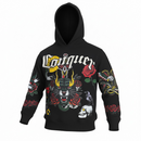 Rebel Minds Kids Conquer hoodie black 15-B3704