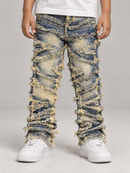 FWRD Kids 330355 K/LK 'Stacked Slash' Denim (Lt .Tint)