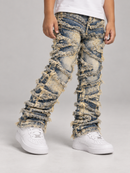 FWRD Kids 330355 K/LK 'Stacked Slash' Denim (Lt .Tint)