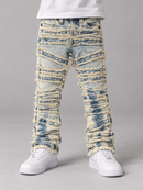 FWRD Kids 'Crossover' Stacked Denim (Ice Tint) FW-330216K