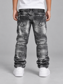 Evolution Kids ‘R&R' Slim Straight Denim (Washed Black) EV-330299K