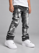Evolution Kids ‘R&R' Slim Straight Denim (Washed Black) EV-330299K