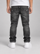 Evolution Kids ‘Ruthless' Slim Straight Distressed Denim (Washed Black) EV-330182