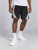 Rebel Minds 'Striped' Nylon Shorts (Black) A00-14905
