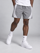 Rebel Minds 'Striped' Nylon Shorts (Grey) A00-14905