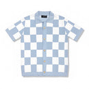 George V 'Knited' Tee (Blue/White) GV-S2901 - FRESH N FITTED