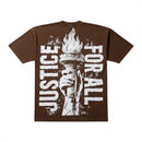 FWRD 'Justice Served' T-Shirt (Brown) FW-180861E - FRESH N FITTED