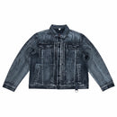 Smugglers Moon Crystallized Denim Jacket (Washed Black) - FRESH N FITTED
