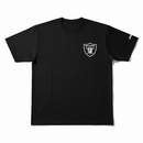 Black Pro Standard Las Vegas Raiders Billboard LCH drop shoulder T-shirt with Raiders logo and graphic design.