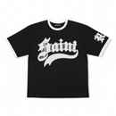 Rebel Minds 'Saint Chenille Ringer' T-Shirt (Black) 610-11141 - FRESH N FITTED
