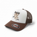 MUKA 'Divine' Trucker Hat (White/Brown) T5516B - FRESH N FITTED