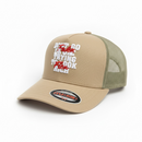 MUKA 'Fake Flex' Trucker Hat (Khaki) T5501B - FRESH N FITTED