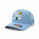 MUKA 'Self Made Hustle' Trucker Hat (S.Blue) T5500B - FRESH N FITTED