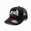 MUKA 'Peace Dove' Trucker Hat (Black) T5490B - FRESH N FITTED