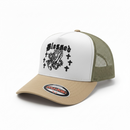 MUKA 'Blessed' Trucker Hat (White/Khaki) T5484B - FRESH N FITTED