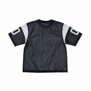 Rebel Minds 'Athletic Dept' Mesh Cropped T-Shirt (Black) 610-11153 - FRESH N FITTED