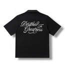 Jordan Craig Kids ‘Greatness Camp’ Short Sleeve Button Up Shirt (Black) 2080B - FRESH N FITTED