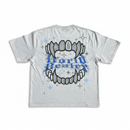 Smoke Rise 'Rhinestone Dystopia' Wide Crop Shirt (Grey) KT26S655 - FRESH N FITTED