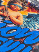 BKYS 'Saints' Cropped Rhinestone T-Shirt (White) T1448 - FRESH N FITTED