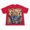 BKYS 'Start' Cropped Rhinestone T-Shirt (Red) T1368 - FRESH N FITTED