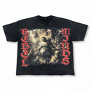 Rebel Minds 'Set You Free' Cropped T-Shirt (Black) 610-11160 - FRESH N FITTED