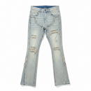 KDNK Carpenter Skinny Flare Denim KND4606 (L. Blue) - FRESH N FITTED