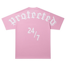 Protector and Maintainer 'Protected 24/7' T-Shirt (Pink) - FRESH N FITTED