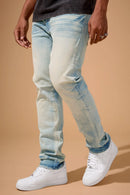 Men's Jordan Craig ‘El Nino' Collins Fit Denim in Iced Lager