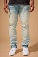 Men's Jordan Craig ‘El Nino' Collins Fit Denim in Iced Lager