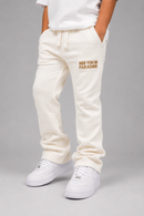 Jordan Craig Kids 'SYIP Tonal' Stacked Sweatpants (Bone) 8899LK/LB