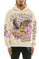 KDNK 'Apex' Fleece Hoodie (Cream) KNC024 - FRESH N FITTED