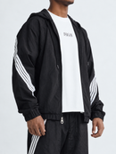 M. Society 'Outdoor' Nylon Zip Up Jacket in Black
