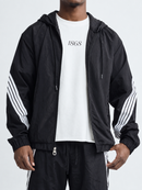 M. Society 'Outdoor' Nylon Zip Up Jacket in Black