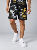 Highly Undrtd 'Rise Above' Shorts (Black/Gold) US6200