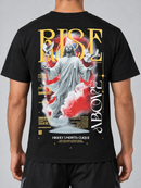 Highly Undrtd 'Rise Above' T-Shirt (Black/Gold) US6100